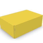 Caixa Correio Colorida 2B - 27x18x9cm - pac 50un - 50, Amarela