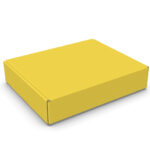 Caixa Correio Colorida A - 20x16x4cm - pac 50un - 50, Amarela