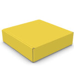 Caixa Correio Colorida P - 16x16x4cm - pac 50un - 50, Amarela