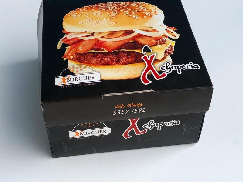 Caixa de Hambúrguer Gourmet