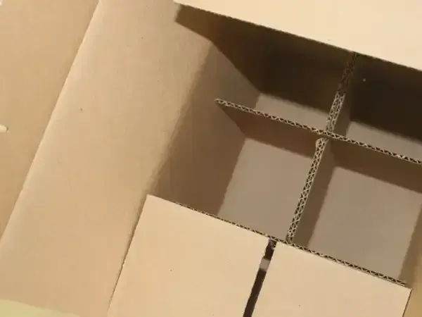 Caixa de papelão para transporte