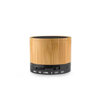 Caixa de som bambu