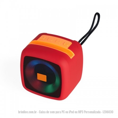 Caixa De Som Para Pc Ou Ipod Ou Mp3 Personalizada