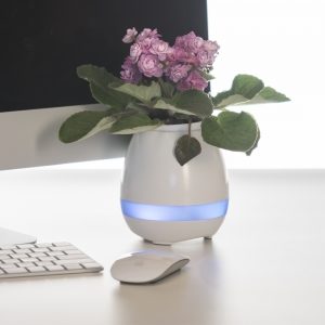 Caixa de Som Vaso com Sensor e Bluetooth Personalizada — foto 3