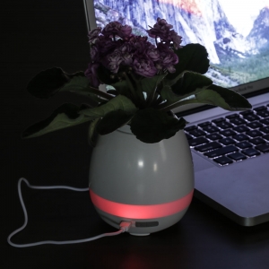 Caixa de Som Vaso com Sensor e Bluetooth Personalizada — foto 4