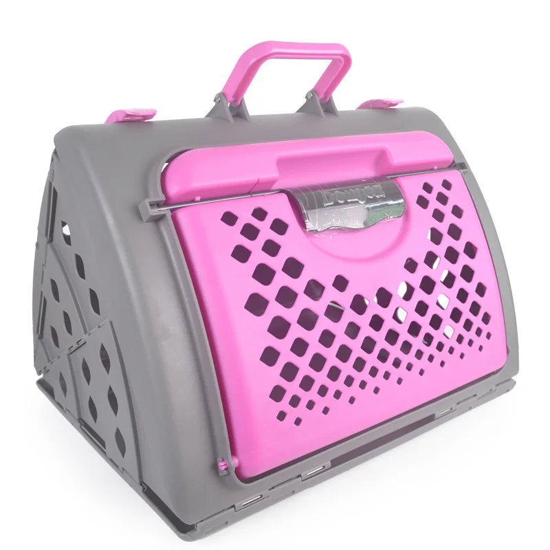 Caixa de Transporte Portátil para Cães e Gatos: Gaiolas Dobráveis e Suprimentos Práticos para Viagens com Animais de Estimação
