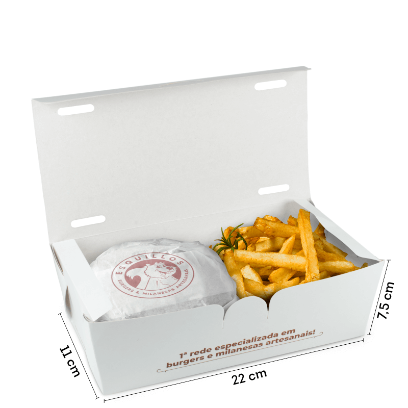 Caixa Hamburguer + Batata
