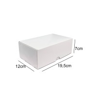Caixa lisa de papel M (19,5x12x7)