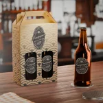 Caixa Maleta para Bebidas Personalizada (2 Garrafas) - 17x8x24,8 cm - 250