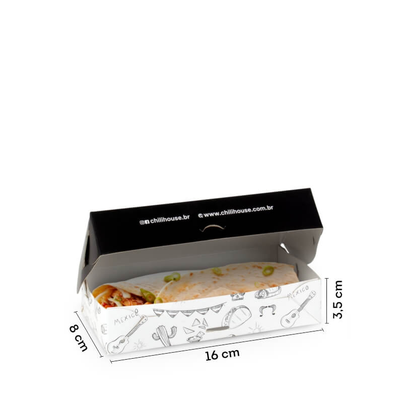 Caixa para Burrito