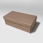 Caixa para calçados Kraft - 28x14x9,5cm - 100