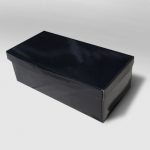 Caixa para calçados Preta UV - 28x14x9,5cm - 100