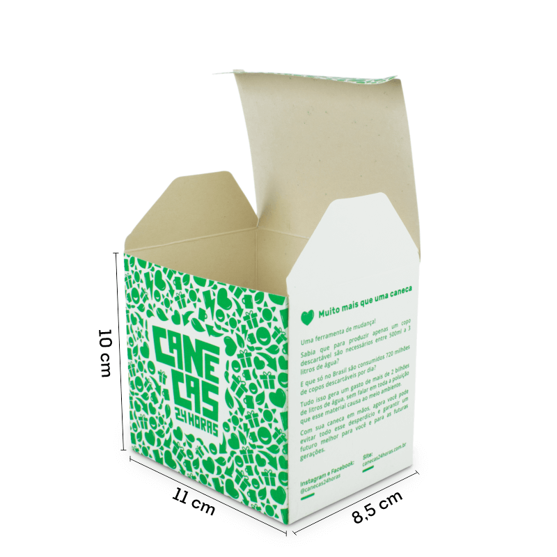 Caixa para Caneca de Porcelana