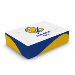 Caixa Personalizada de Salgado Média (50 salgados) - 26,3x18,9x6,5 cm - 250