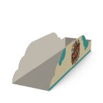 Caixa Personalizada para Churros - 14x4x3,5 cm - 1000