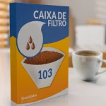 Caixa Personalizada para Filtro de Café 103 - 15,2x2x20,4 cm - 250