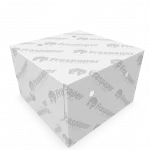 Caixa Personalizada para Hambúrguer Pequeno - 9x9x6cm - 500