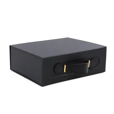 Caixa Rigida Dobravel Preto Personalizada