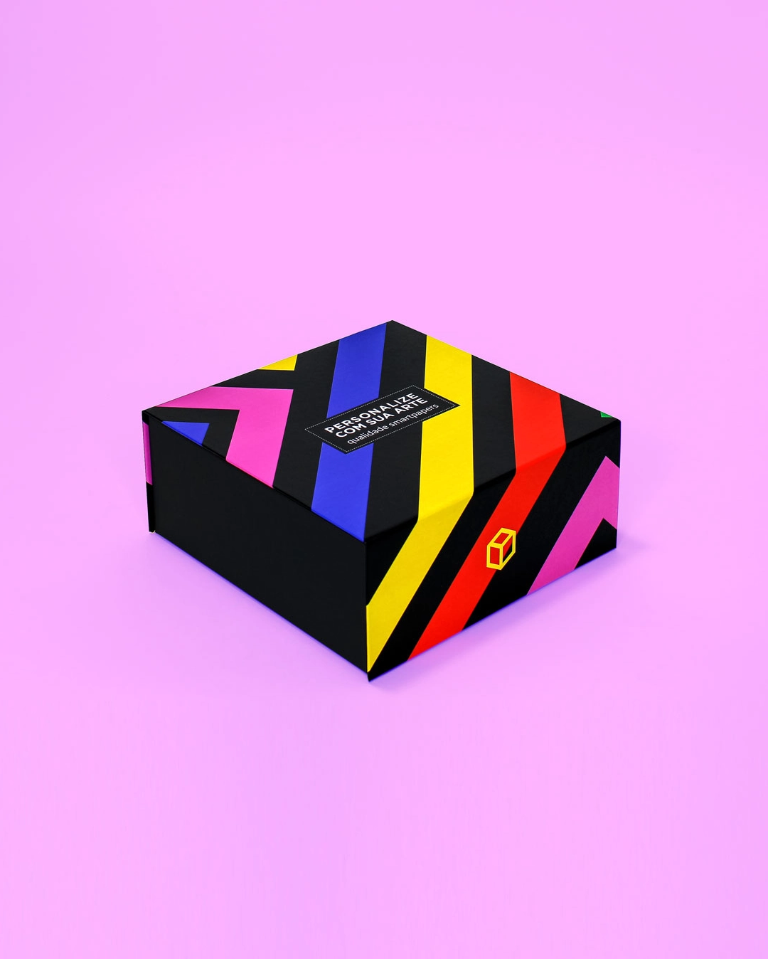 Caixa Smart&Pronto 21,0x21,0x9,0cm Preto
