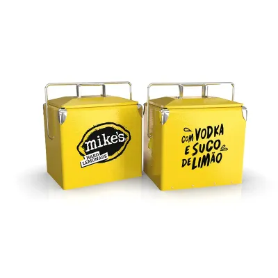 Caixa térmica Retrô Amarelo