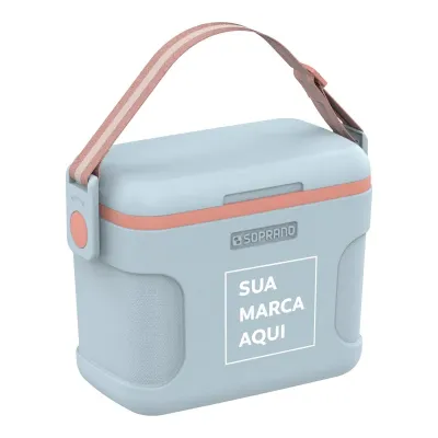 Caixa Térmica Sunset Azul - Sua Marca Aqui