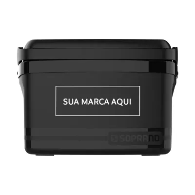 Caixa Térmica Tropical 12L Preta - Personalizada