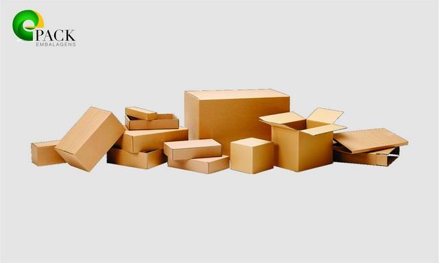 Caixas de papelão para indústria