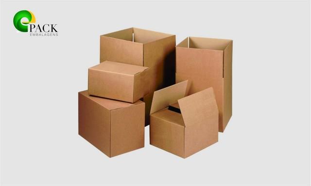 Caixas para armazenamento e transporte