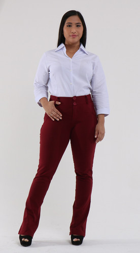 Calça Social com Bolso - Feminino - Várias Cores
