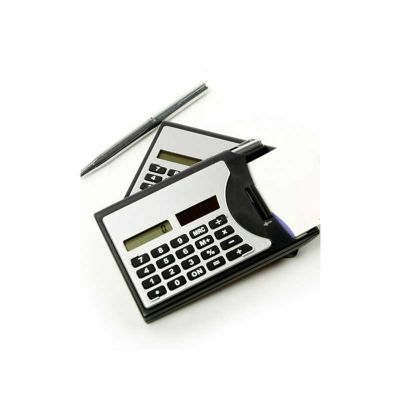 Calculadora Personalizada 3 em 1 Calculadora de Bolso Com Caneta Metalica e Porta Cartao Com Impre