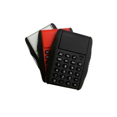 Calculadora Personalizada em Plastico Resistente Com Cores Variadas e Impressao da Logomarca em Tam