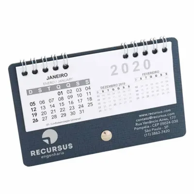 Calendário base cartão 8731CA
