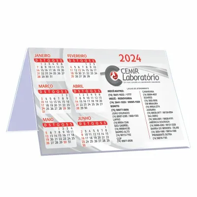 Calendario Com Arte Exclusiva do Cliente