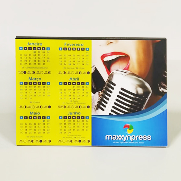 Calendário de mesa