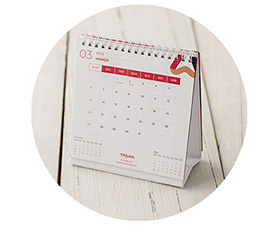 Calendário de Mesa