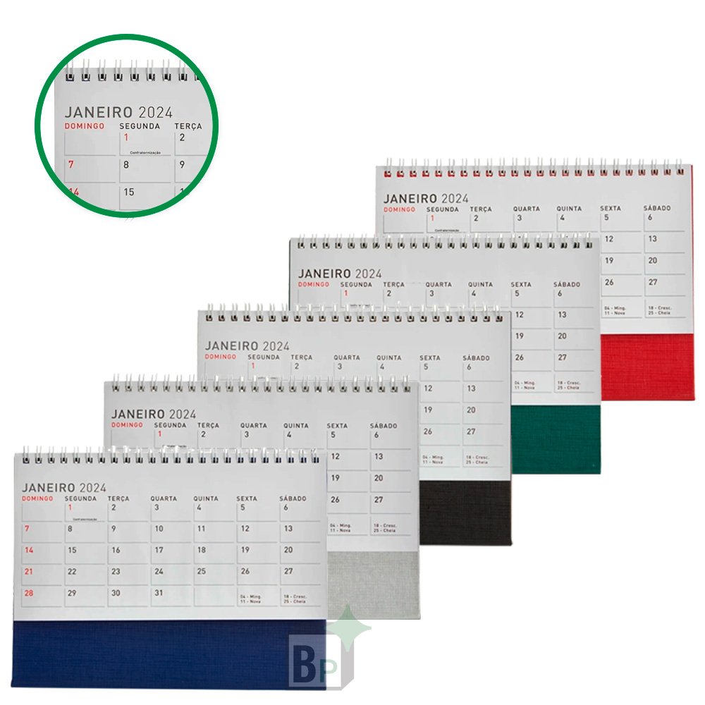 Calendário de Mesa 2024 Personalizado