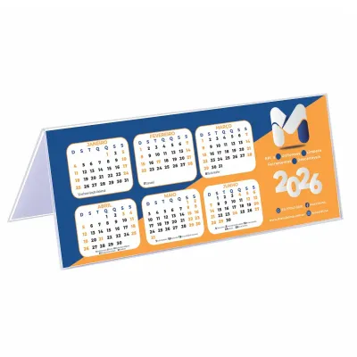 Calendario de Mesa Com Arte do Cliente
