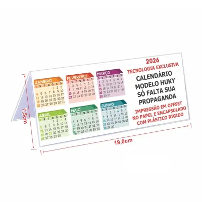 Calendario de Mesa Com o Seu Logo