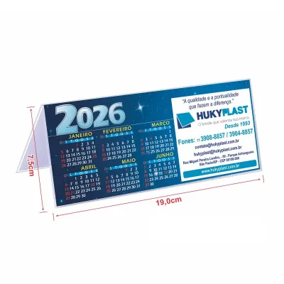Calendario de Mesa Com Personalizacao