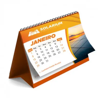 Calendário de Mesa personalizado