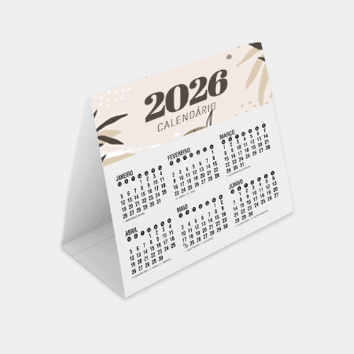 Calendário de Mesa Simples