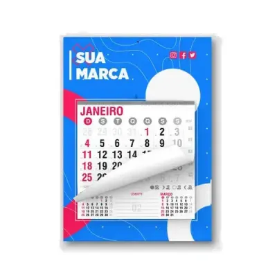 Calendario de Parede Folhinha Comercial