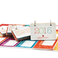 Paperchase Calendário Bloco 2 argolas Personalizado — foto 2