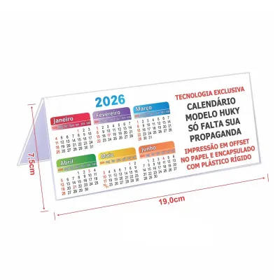 Calendario Personalizado de Mesa Com Seu Logo