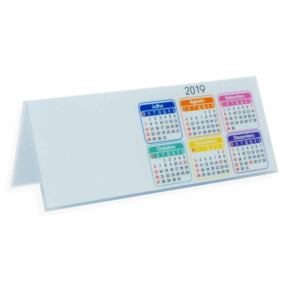Calendário Plástico 2019 Personalizado — foto 2
