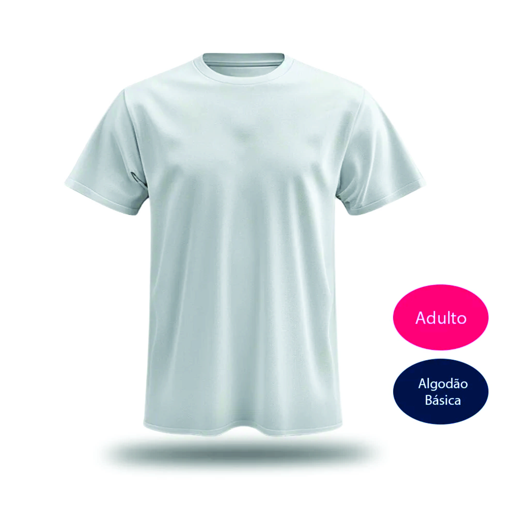Camisa 100% algodão Personalização com DTF