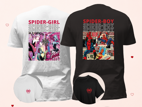 Camisa Dia dos Namorados - Spider