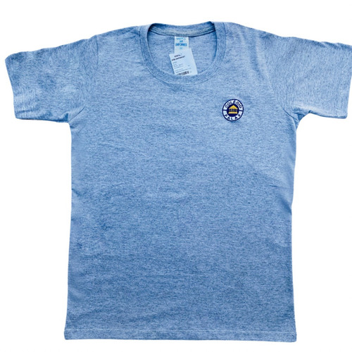 Camisa Meia Manga - Cinza Mescla - Colégio Palas