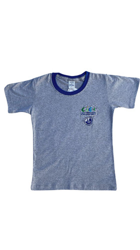 Camisa Meia Manga - Ensino Médio - Cinza - CIEI
