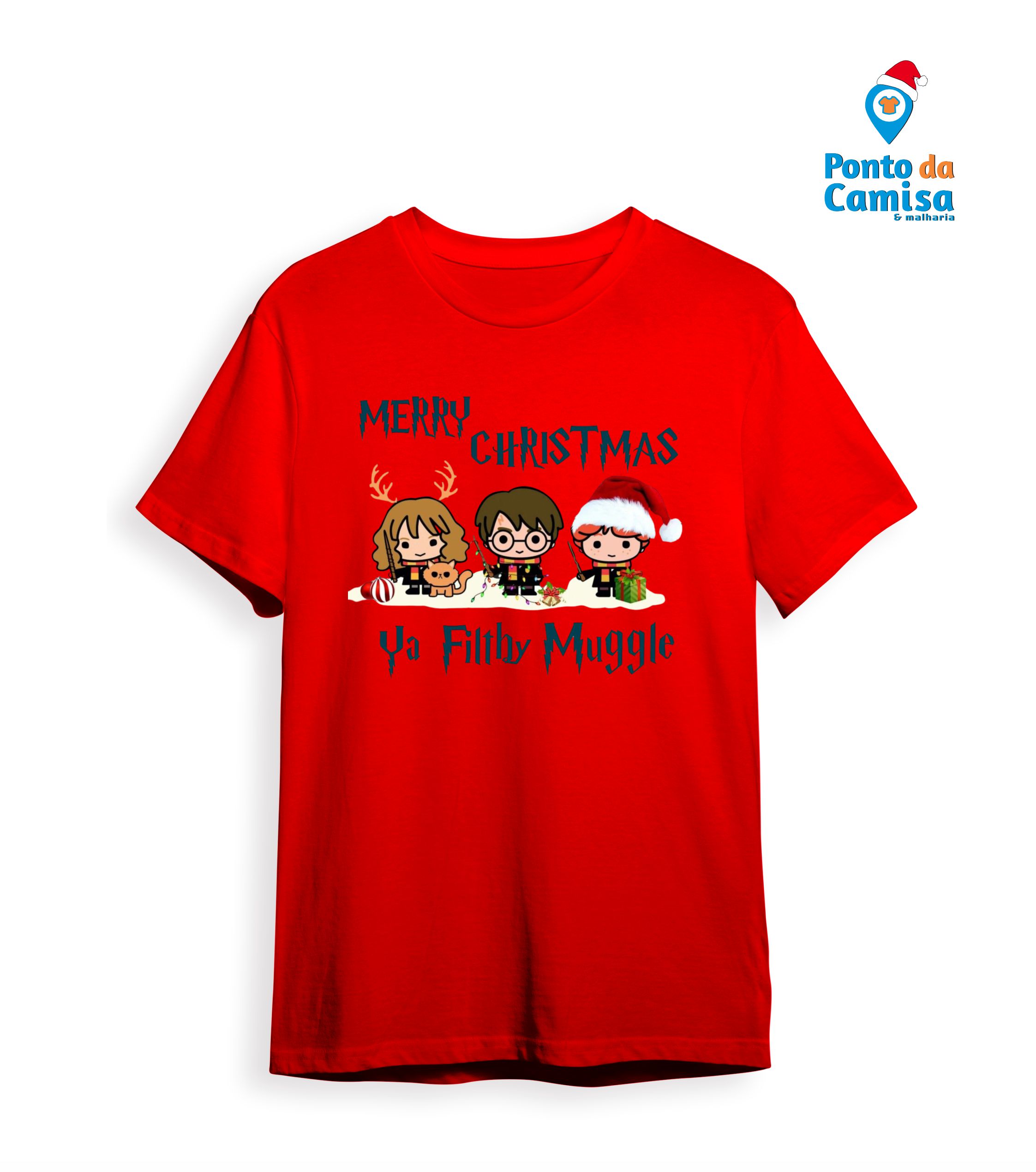 Camisa modelo Natal Harry Potter